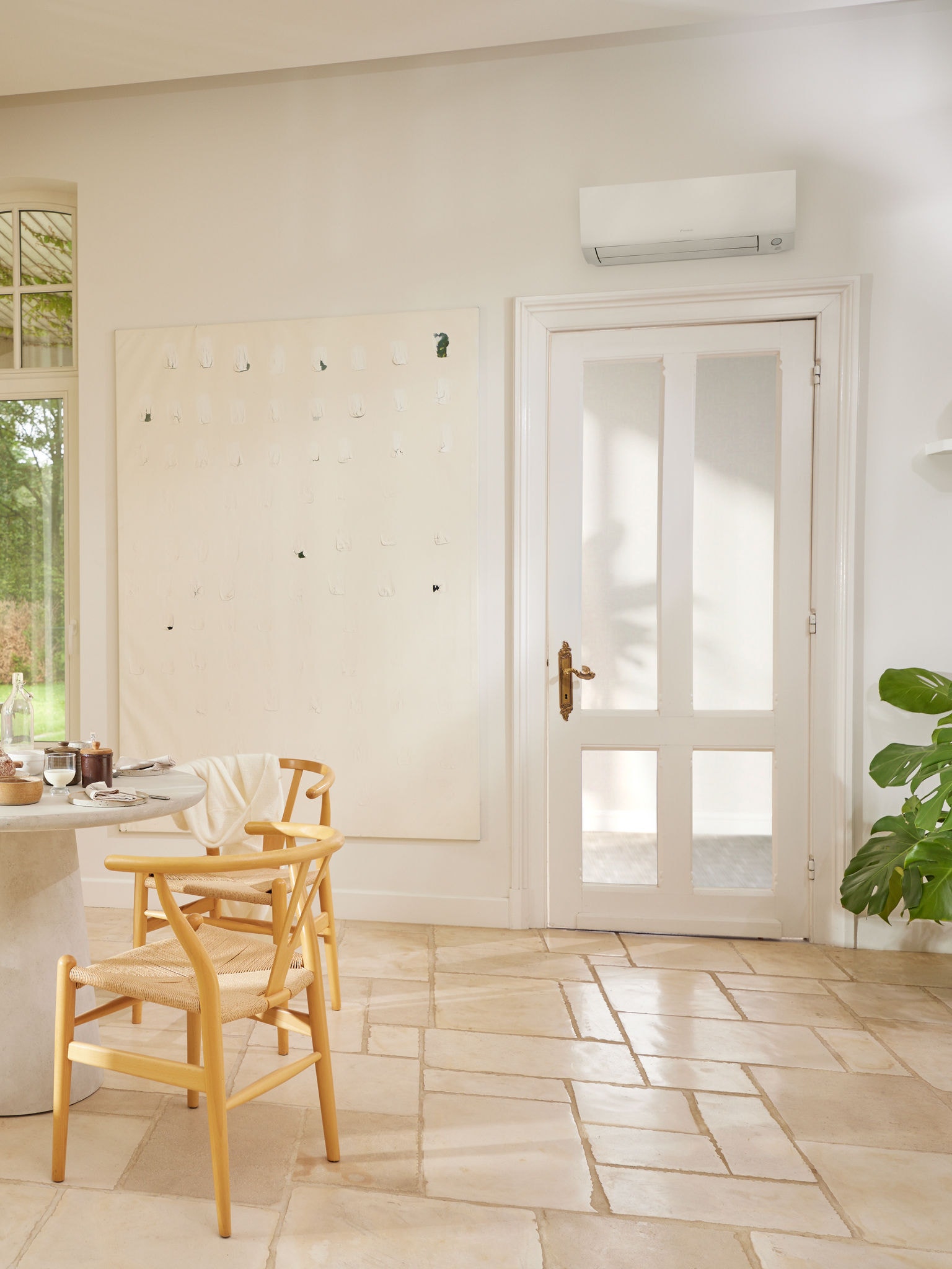 Warmtepomp geïnstalleerd in keuken