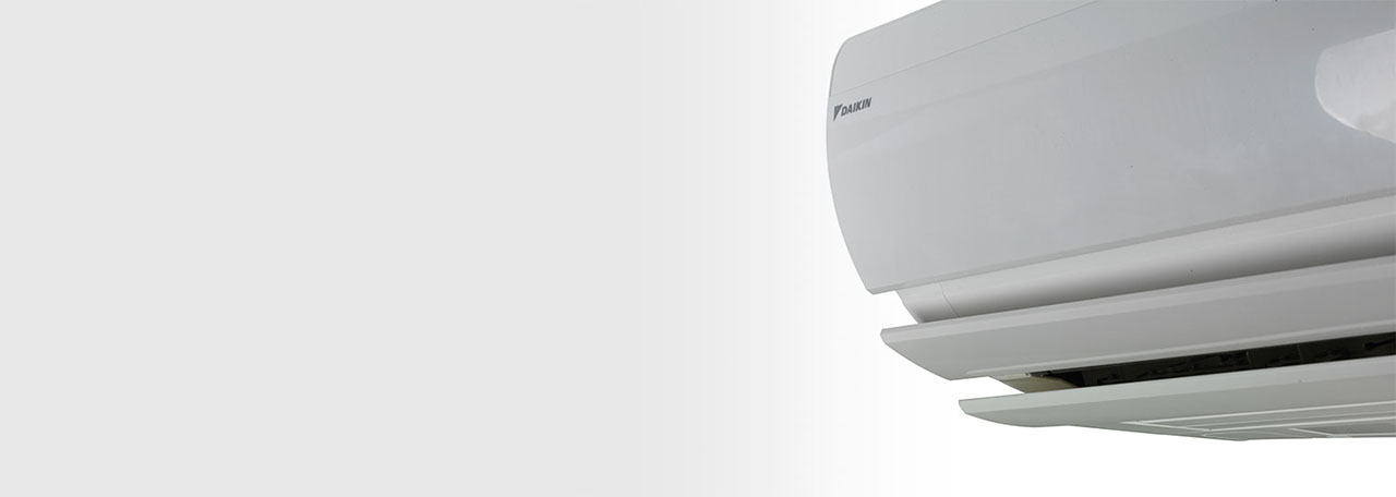 Close-up van de Daikin Ururu Sarara-unit.