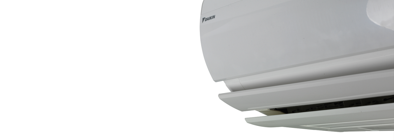 Close-up van de Daikin Ururu Sarara-unit.